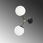 Opviq Damar - 6342 Lámpara de pared blanco y negro